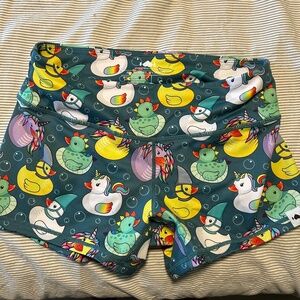 Rubber duck WODBottom Workout Shorts